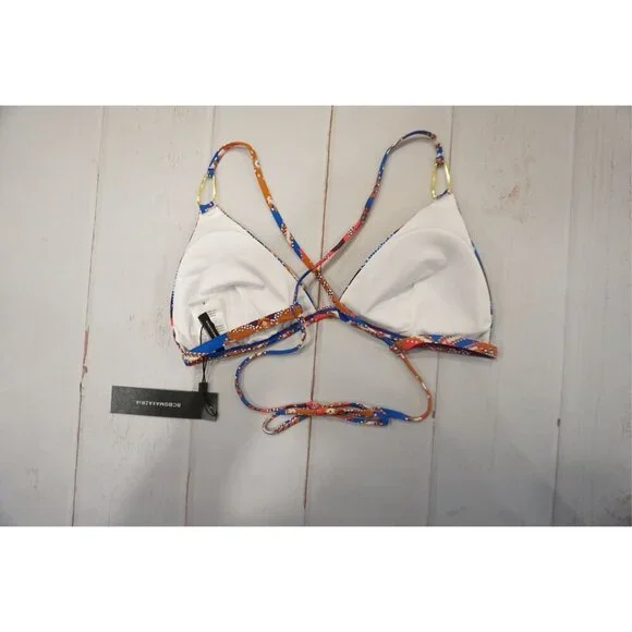 BCBGMAXAZRIA Standard Adjustable Triangle Bikini Swimsuit Top - Size 8, NWT - Picture 5 of 8